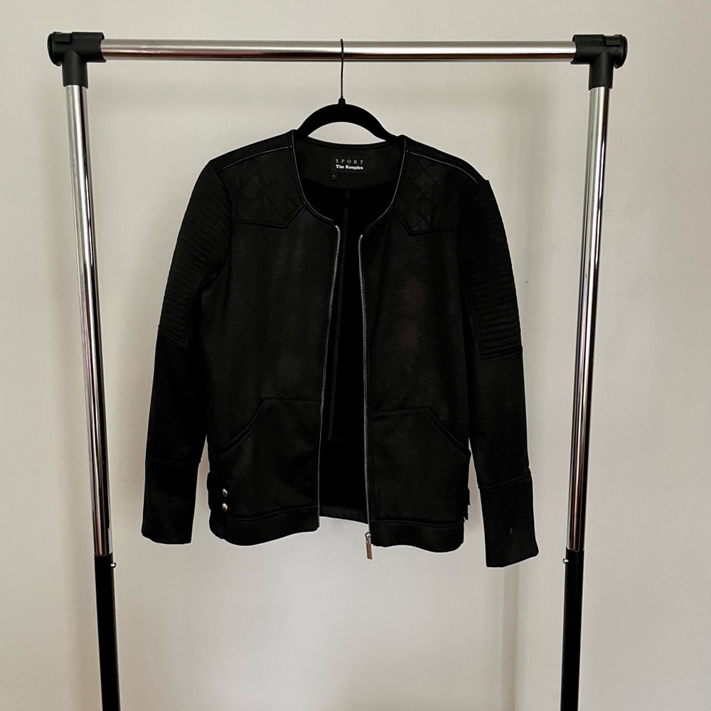 NWOT The Kooples scuba moto jacket